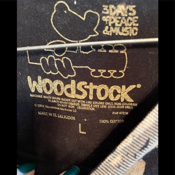 Woodstock 2009 reprint T-shirt sz L - Picture 3 of 4